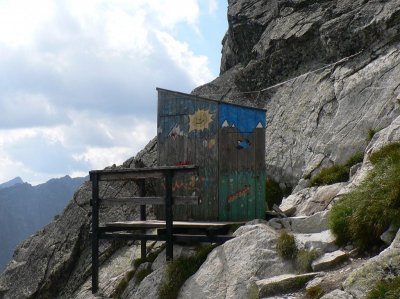 Toaleta - Chata pod Rysami (Autor: Krzysztof Dudzik, CC BY-SA 3.0) Toaleta - Chata pod Rysami (Autor: Krzysztof Dudzik, CC BY-SA 3.0)